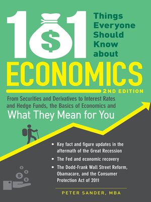 cover image of 101 Things Everyone Should Know About Economics